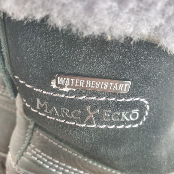 Marc Ecko Womens 8 Grierson Keystone Water Resistant Shearling Lace-up Boot - Picture 9 of 11